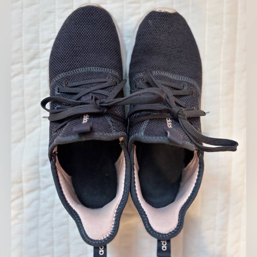 Adidas Cloudfoam Pure Women’s Running Shoes Black & Pink Size 10 - Picture 3 of 7